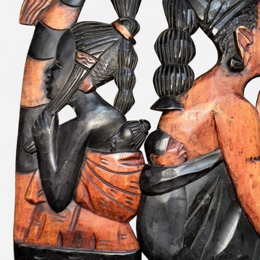 Handcrafted Wooden African Sculpture